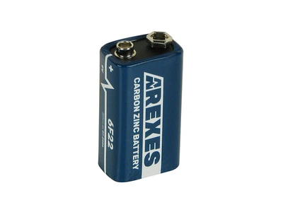 Батарейка крона 6F22/9V 1.5v Arexes цинк карбон