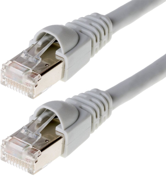 Przewód krosowy Telegartner SFTP CAT 6a 7.5m Gray (4018359286651)