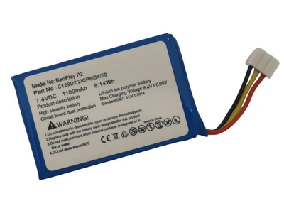 Акумулятор Батарея Bang & Olufsen BeoPlay P2, C129D2 1100mah 8.14Wh