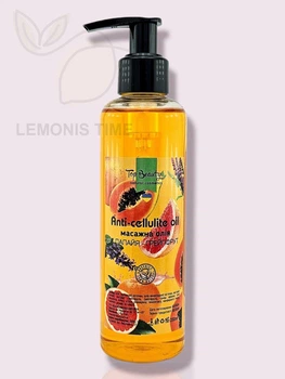 Антицелюлітне масажне масло Top Beauty Anti-Cellulite Oil Папая - Грейпфрут 200 мл
