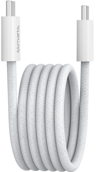 Kabel 4smarts RollUp USB-C - USB-C 100 W 1.5 m White (4252011908141)