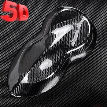 Плівка вінілова ПВХ під карбон "5D" Чорна (1.52*18м) CL-5DCF-02