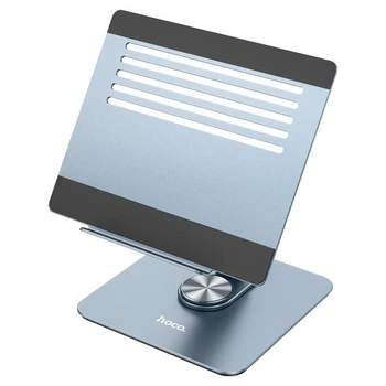 Подставка для ноутбука HOCO PH52 Plus Might metal rotating laptop holder 15.6" Metal Gray