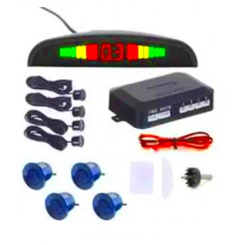 Парктроник (парковочный радар) Parking Assistant Sensor, 4 синие датчика
