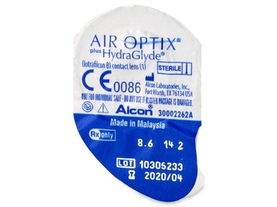 Контактні лінзи Alcon AirOptix plus HydraGlyde на 1 місяць -1 1 шт.