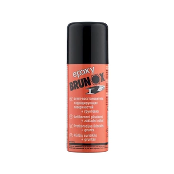 Перетворювач іржі та ґрунтовка 2-в-1 спрей Brunox Epoxy 150 ml об'єм 150 мл термін висихання 1 година (BR015EPRUCZ)