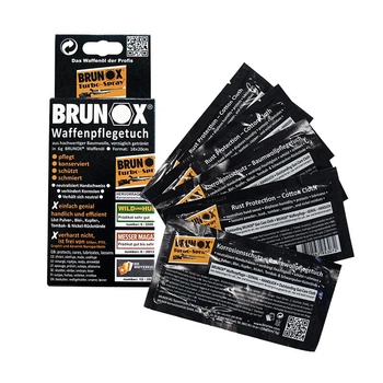 Промасленные салфетки для очистки и смазки оружия Brunox Gun Care 5шт