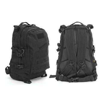 Тактичний багатофункціональний воєнний рюкзак Army 40L Black