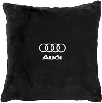 Подушка декоративная Evatech Audi Черная с вышивкой 35х35 см (MPCSSBV095)