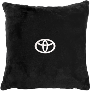 Подушка декоративная Evatech Toyota Черная с вышивкой 35х35 см (MPCSSBV030)