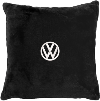 Подушка декоративная Evatech Volkswagen Черная с вышивкой 35х35 см (MPCSSBV032)