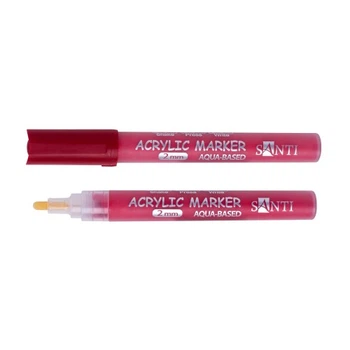 Маркер акриловий Santi SAC-08 391037 13.5х0.2 см бордовий