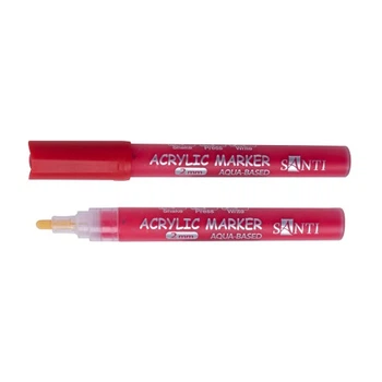 Маркер акриловий Santi SAC-07 391036 13.5х0.2 см червоний