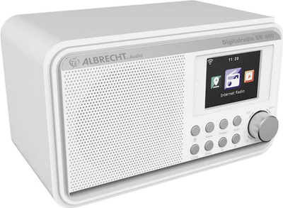 Радіо Albrecht DR 490 Digital Radio White (27790)