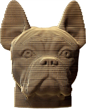 3D пазл-конструктор Cartonic 3D Puzzle Bulldog Бульдог Картонный (CARTMBDG)
