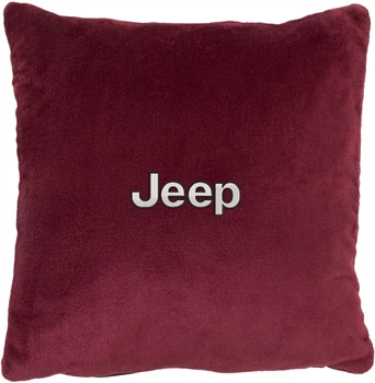 Подушка декоративна Evatech Jeep Червона з вишивкою 45х45 см (MPCSHRV014)