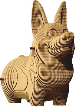 3D пазл-конструктор Cartonic 3D Puzzle Corgi Корги Картонный (CARTCORG)