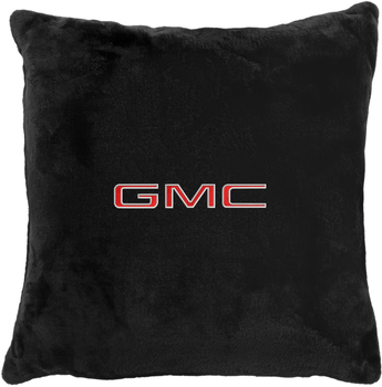Подушка декоративная Evatech GMC Черная с вышивкой 35х35 см (MPCSSBV070)
