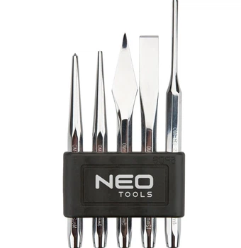 Набір кернерів пробійників і зубил Neo Tools 5 шт (33-060)