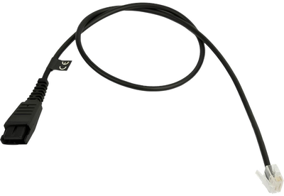 Кабель Jabra QD to RJ-45 Western plug 8-pin Black (8800-00-88)