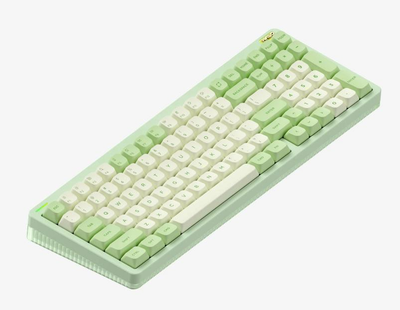 Беспроводная механическая клавиатура NuPhy Halo96 V2 / Mint (linear, 37gf) / Color - Mojito / Hot-Swappable, RGB, ANSI US