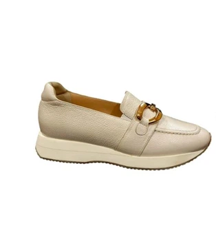 Kelton женские лоферы, кожаные, танкетка Л1202, 37р Бежевые
