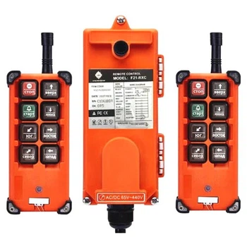 Дистанционное радиоуправление для кранов тельферов F21-E1B 2 пульта IP65 2xAA Orange (439159)