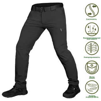 Тактичні штани CamoTec Lizard Nylon чорні розмір S
