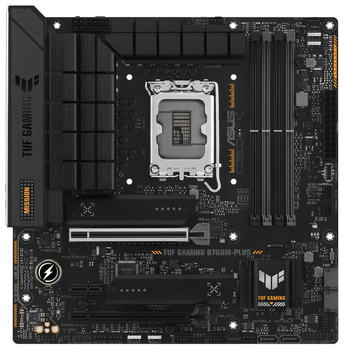 Материнська плата Asus TUF GAMING B760M-PLUS (s1700, Intel B760, PCI-Ex16)