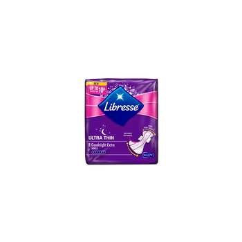 Гігієнічні прокладки Libresse Ultra Goodnight Extra Large нічні з крильцями 8 шт (7322540918281)