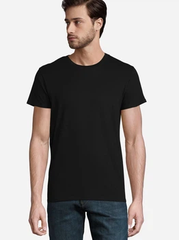 Футболка Sol's Crusader Men Organic Cotton 03582309 M Чорна (3609371052754)