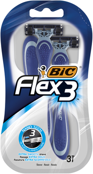 Набір бритв без змінних катриджів BIC Flex 3 3 шт (3086123363786)
