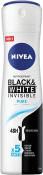 Антиперспірант NIVEA Чорне та Біле Невидимий Pure 150 мл (4005900034243/4005900043191/4006000026763)