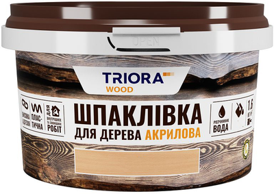 Шпаклівка для дерева TRIORA Акрилова 0.4 кг Вільха (4823048017368)