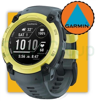 Смарт-годинник Garmin Instinct 3 (010-02932-01) 40 мм Essential, колір лайм/сірий