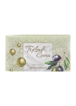Косметическое крем-мыло твердое Ti Amo Crema с экстрактом оливки 125 г (4820195507520)