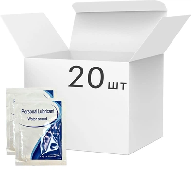 Лубрикант на водній основі Personal Lubricant 4.33 мл x 20 шт (ROZ6501053523)