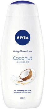 Гель-догляд для душу NIVEA Кокос та олія жожоба 500 мл (4006000009247/4006000000435)
