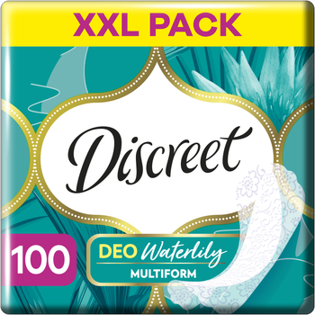 Щоденні гігієнічні прокладки Discreet Deo Water Lily 100 шт (8001090162274/8700216152921)