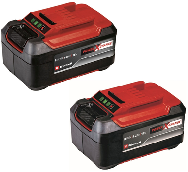 Акумулятор для інструментів Einhell X-Change 18 В Li-Ion 5.2 Ач PXC Plus 2 шт (4511526)