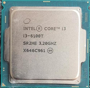 Процессор Intel Core i3-6100T 3.20GHz/3MB/8GT/s (SR2HE) s1151, tray