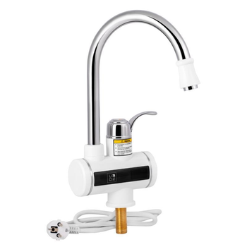 Кран электрический водонагреватель Lidz Warm 058 белый-хром (LDWAR058WCR24985)