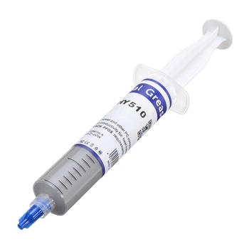 Термопаста HY510, -50°C ~ 300°C, 380 ±10 (1/10 мм), 2 г/см³, 0,225 °C-in²/W, 1,93 Вт/(мК) 30gr в шприце