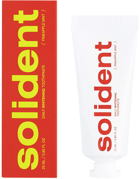 Отбеливающая зубная паста Solident Pineapple mint 25 мл (4823109702615)