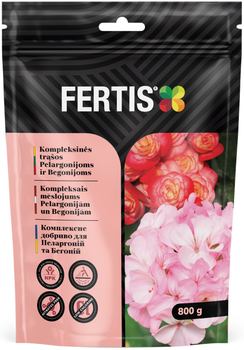 Удобрение для Пеларгоний и Бегоний Fertis 0.8 кг (10509904)