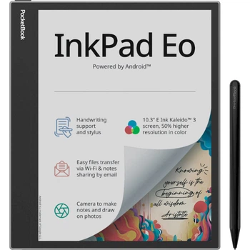 Электронная книжка PocketBook InkPad Eo 64 ГБ/E-Ink Kaleido 3/10.3"/4000 mAh/Mist Grey (PB1042-M-WW)