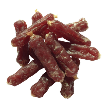 Ласощі Lucky Star для собак М'які качині ковбаски ≈4 см (≈55-57шт/уп) 500г