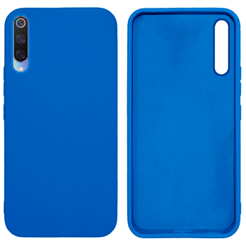 Чехол Silicone case Camera Protective для Xiaomi Mi 9 (16) синий Blue