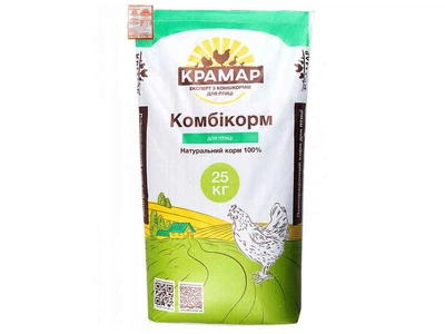 Комбікорм для бройлерів КРАМАР 25кг 1-25 днів /крупа "Ст арт ПК 5-4"