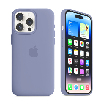 Чохол Kassel Silicone Full Case Protective для iPhone 13 Pro з мікрофіброю сірий Lavender Gray
